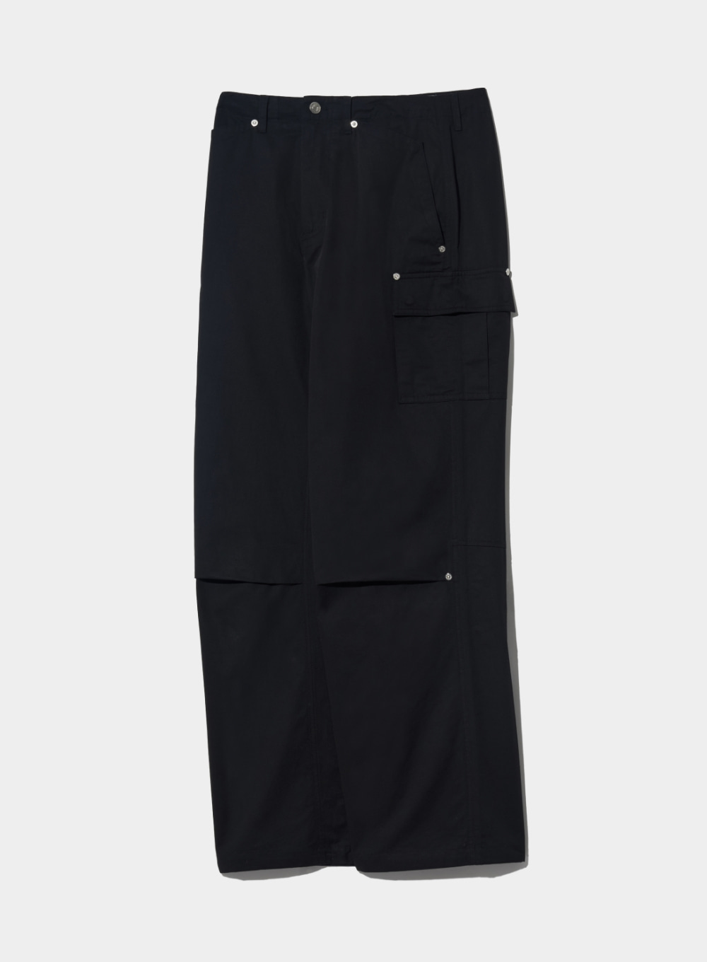 Torino String Flap Pocket Cargo Pants - Resort Black