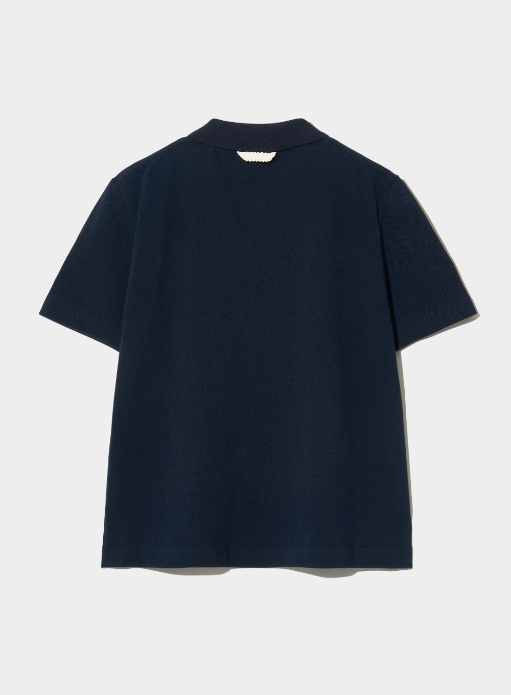 (W) Basic Pique Polo T-Shirt - Classic Navy