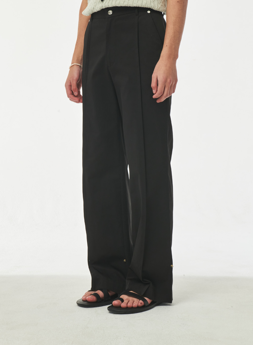 Loches 2Way Straight Pants - Classic Black