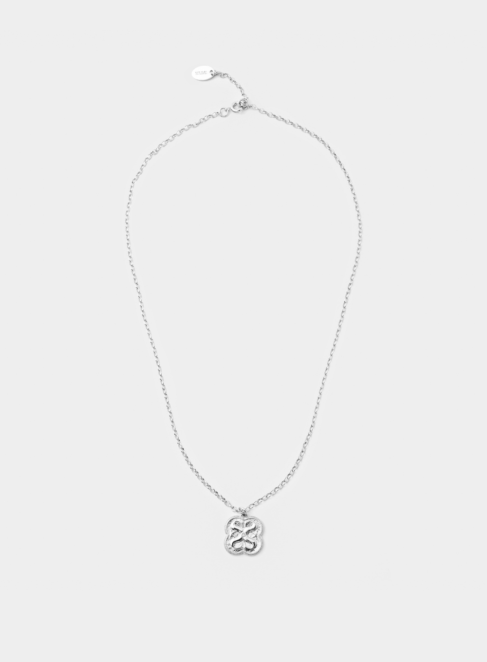 Apero Crystal Necklace - Silver