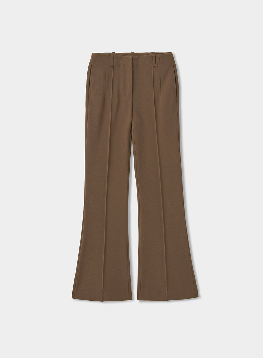 Brill Twill Flare Pants - Toffee Brown