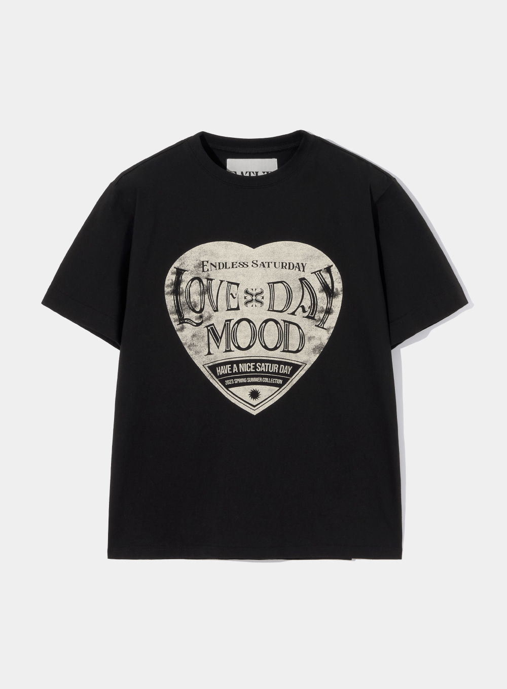 Saturday Retro Mood Graphic T-Shirts Vintage Black