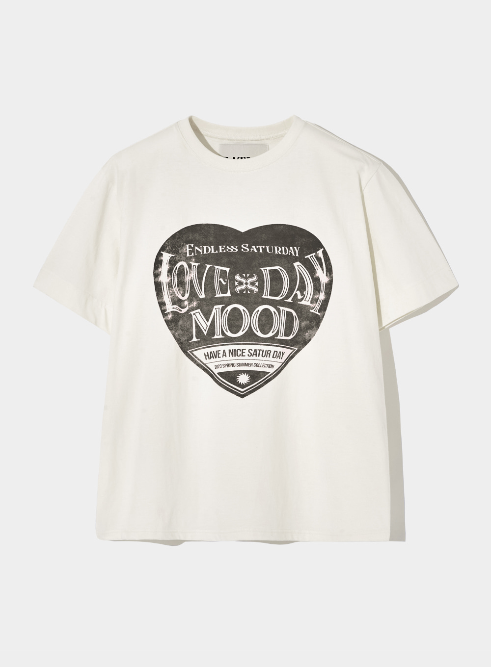 Saturday Retro Mood Graphic T-Shirts - Vintage Black