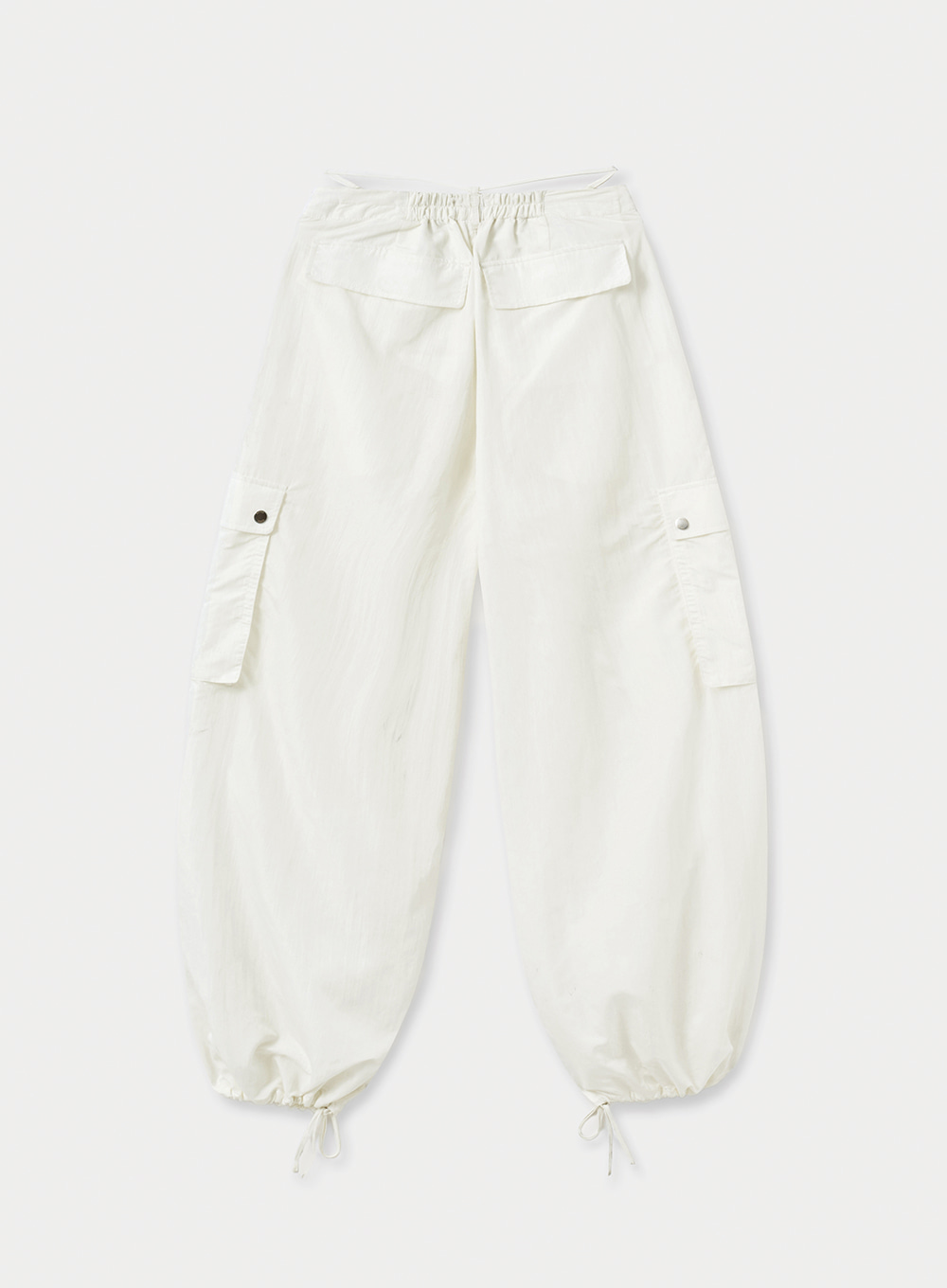 [Piscess X Satur Woman]Ete Parachute Pants - Bright White