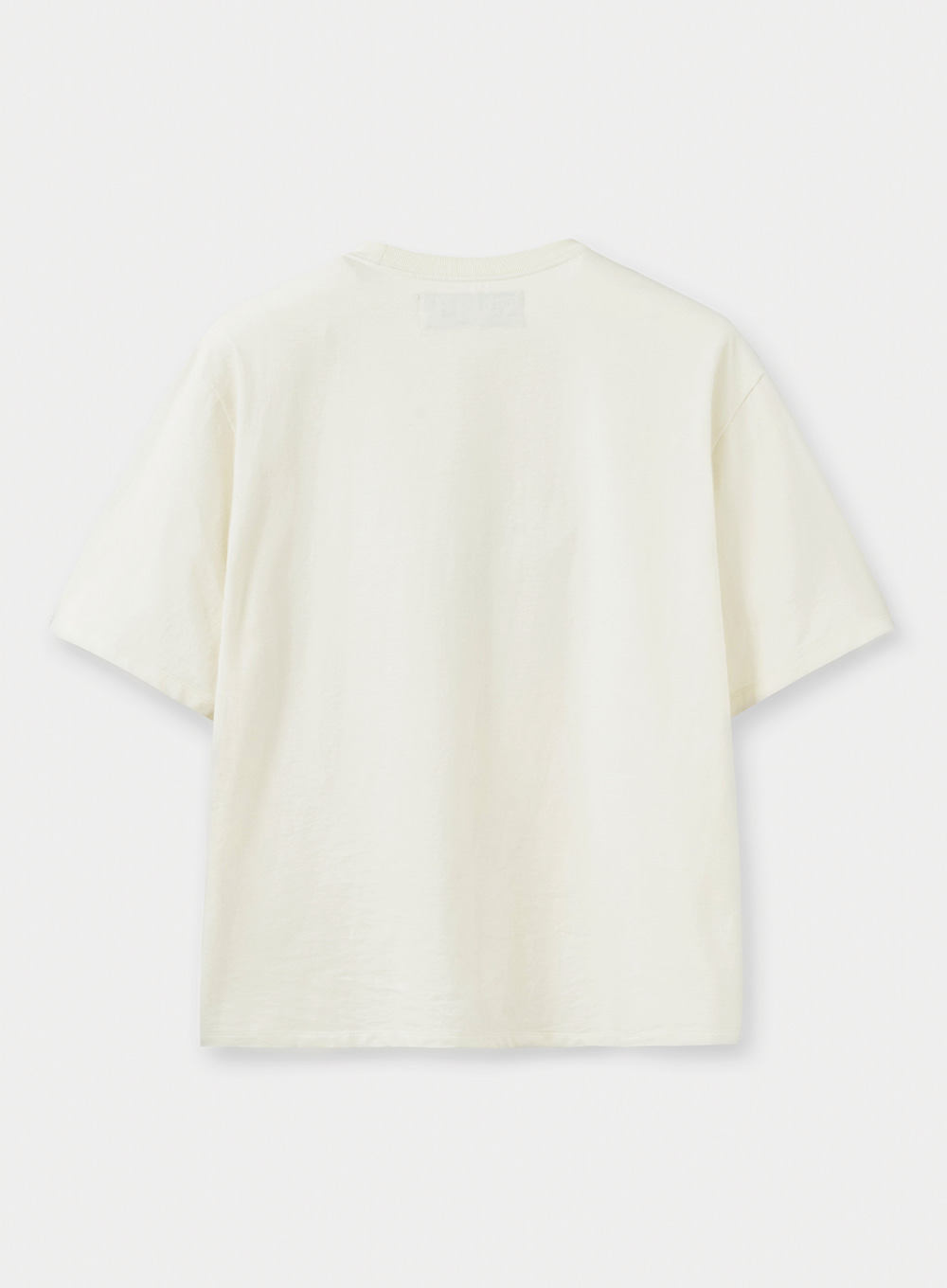[Piscess X Satur Woman]Saturdayhug T-Shirts - Cream White