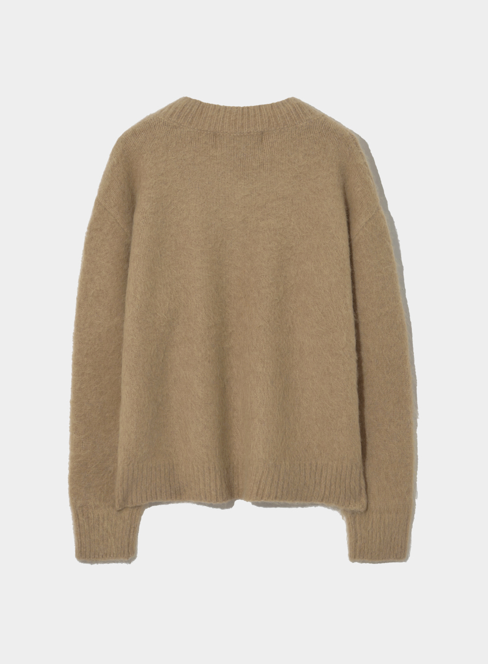 Essen Two Tone Mohair Pullover Knit - Heritage Brown
