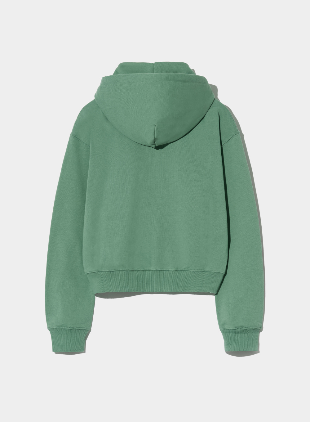 (W) Teo Cotton All Day Hood Zip-Up - Sage Green