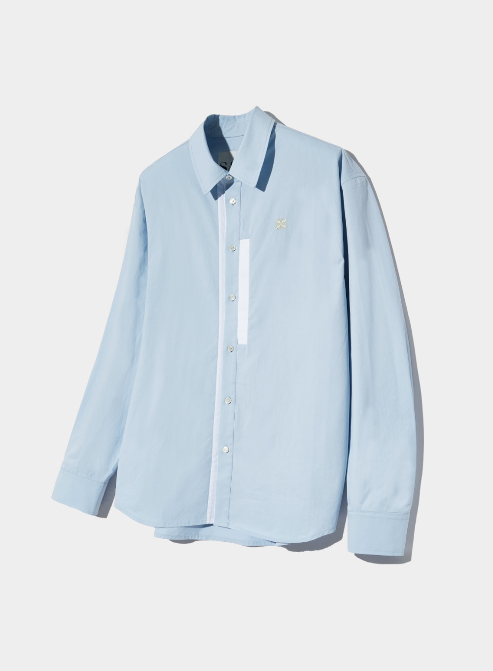 Lantana Cotton Shirt - Sky Blue