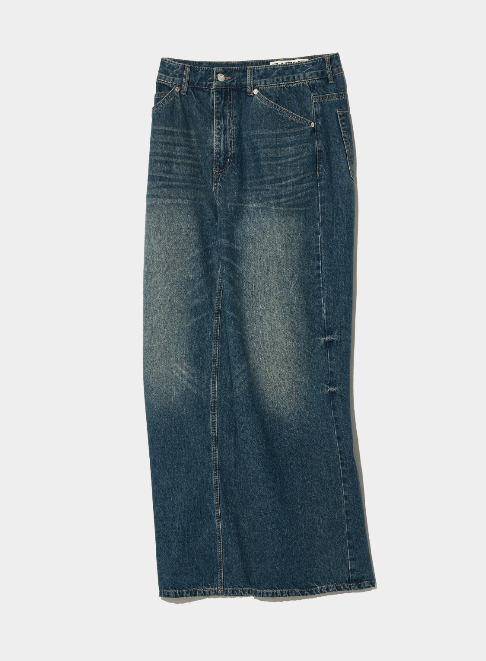 Layne Wide Straight Denim Pants - Union Washed Blue