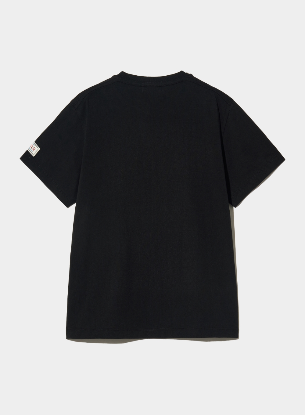 [5월 7일 예약배송] (W) Bon Voyage Raw-Cut Applique T-Shirt - Classic Black