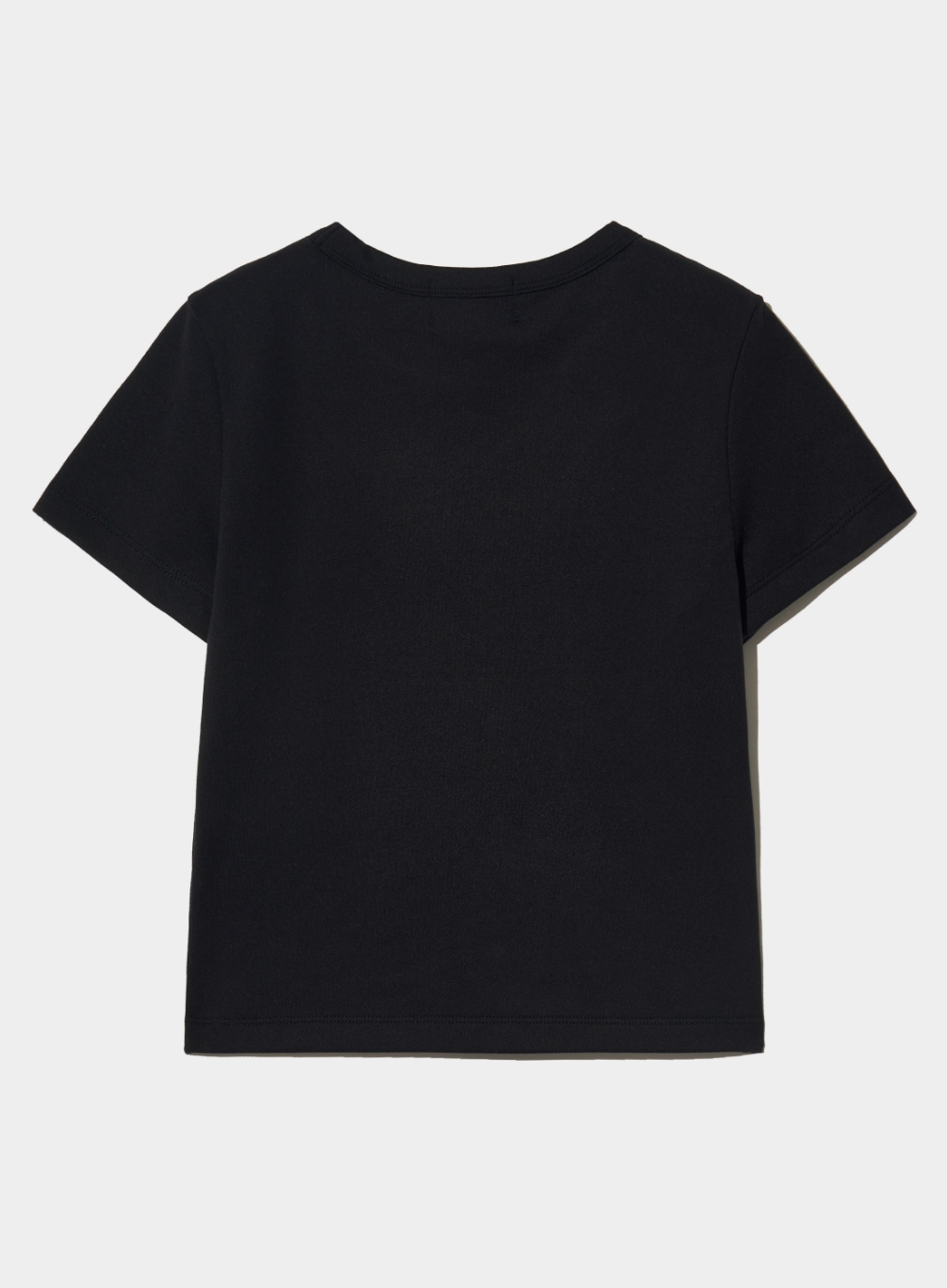 (W) Essential Basic Logo T-Shirt - Classic Black