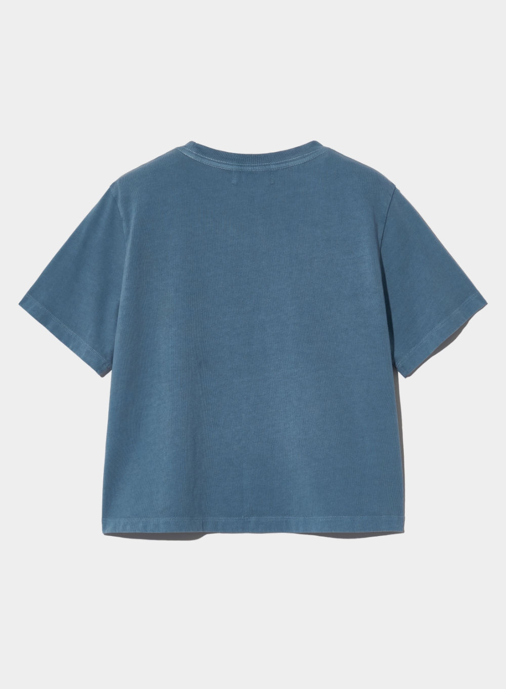(W) Arch Logo Pigment Washed T-Shirt - Vintage Blue