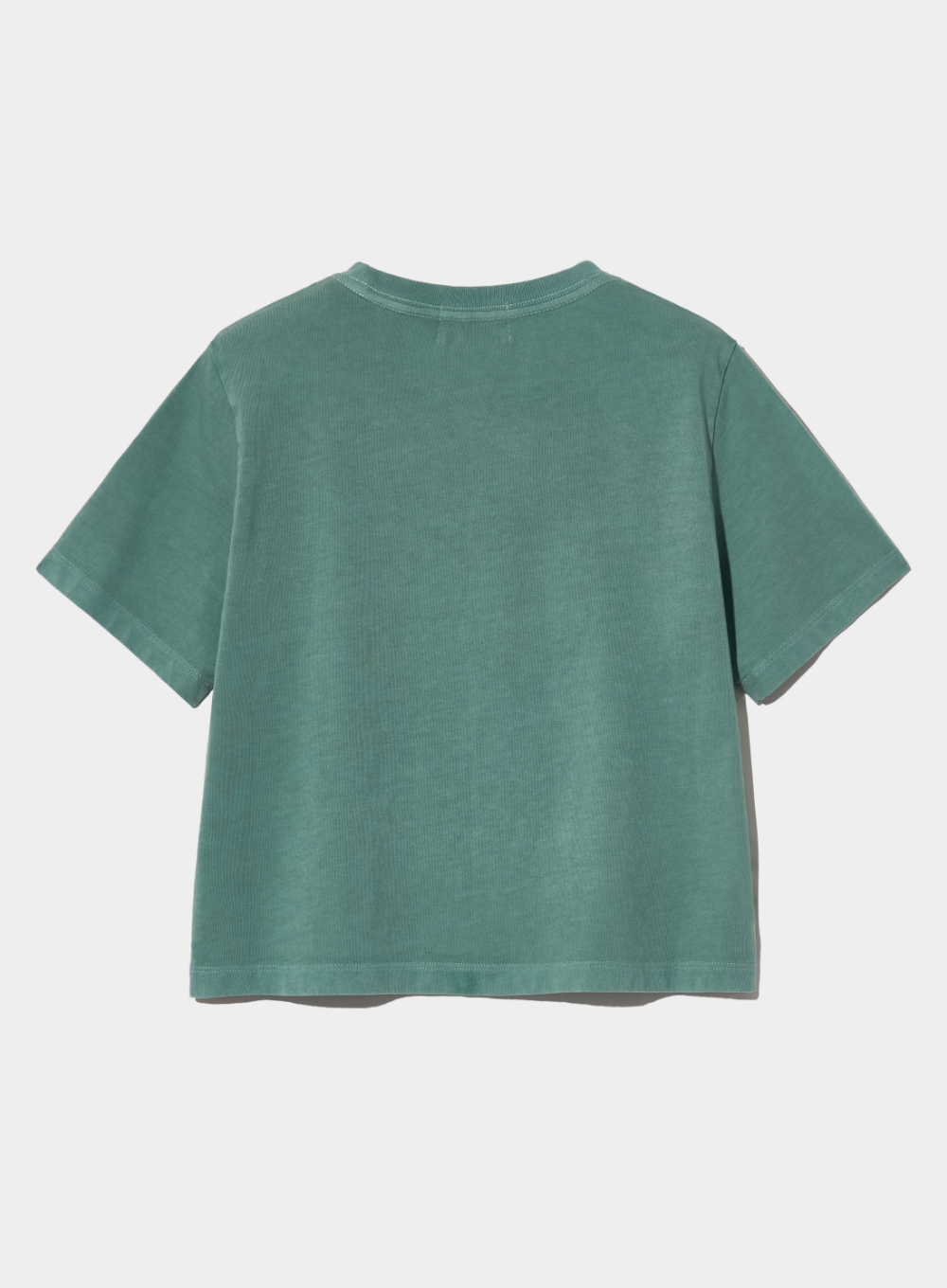 (W) Arch Logo Pigment Washed T-Shirt - Vintage Green