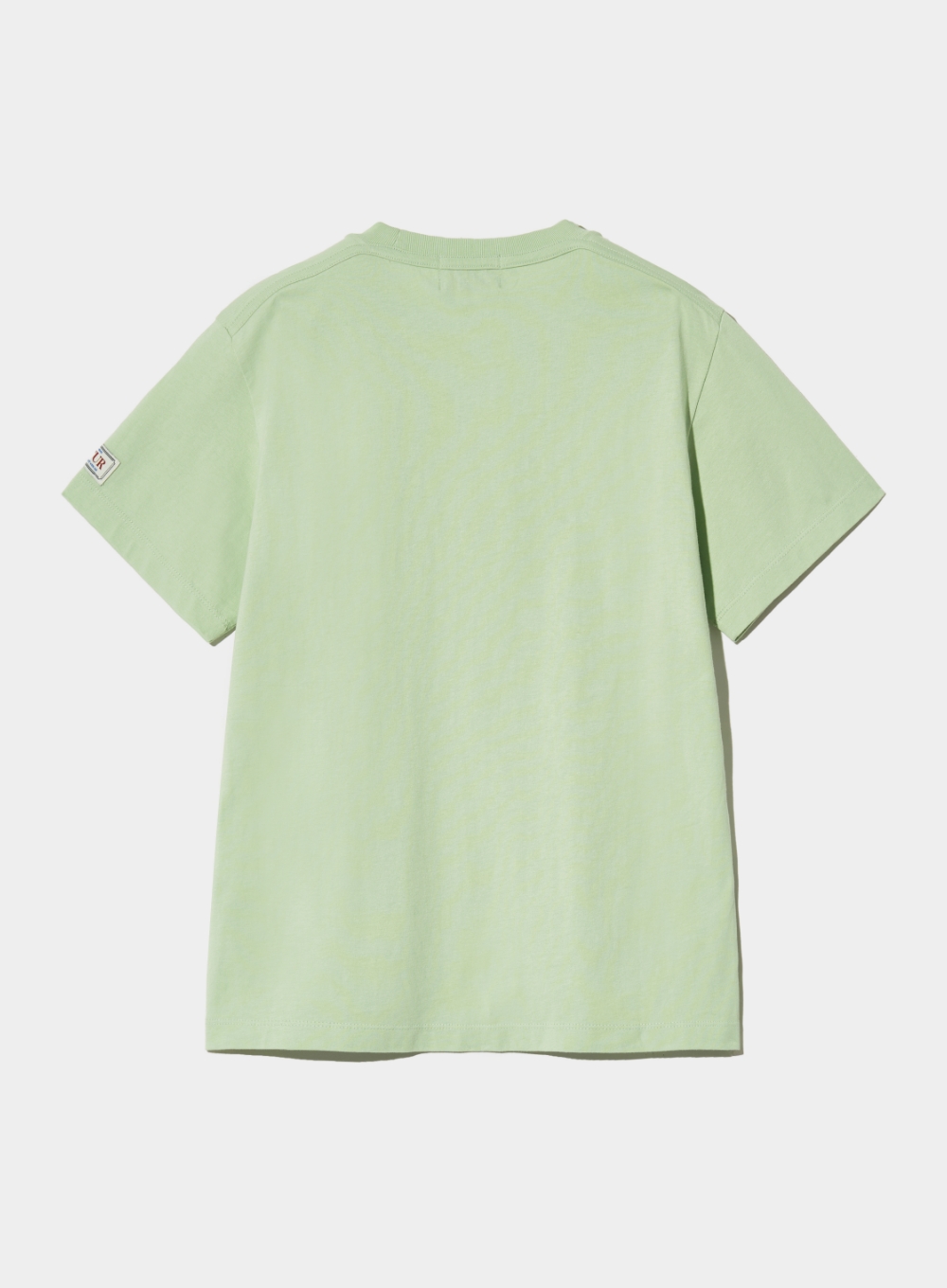 [5월 7일 예약배송] (W) Bon Voyage Raw-Cut Applique T-Shirt - Celadon Mint