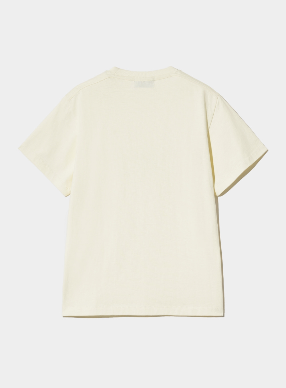 (W) Smudged logo Artwork T-Shirt - Retro Ivory