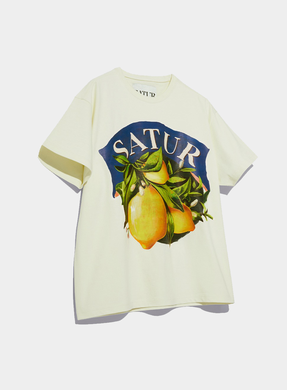 Cafri Citron Retro Summer Graphic T-Shirts Saturday Ivory