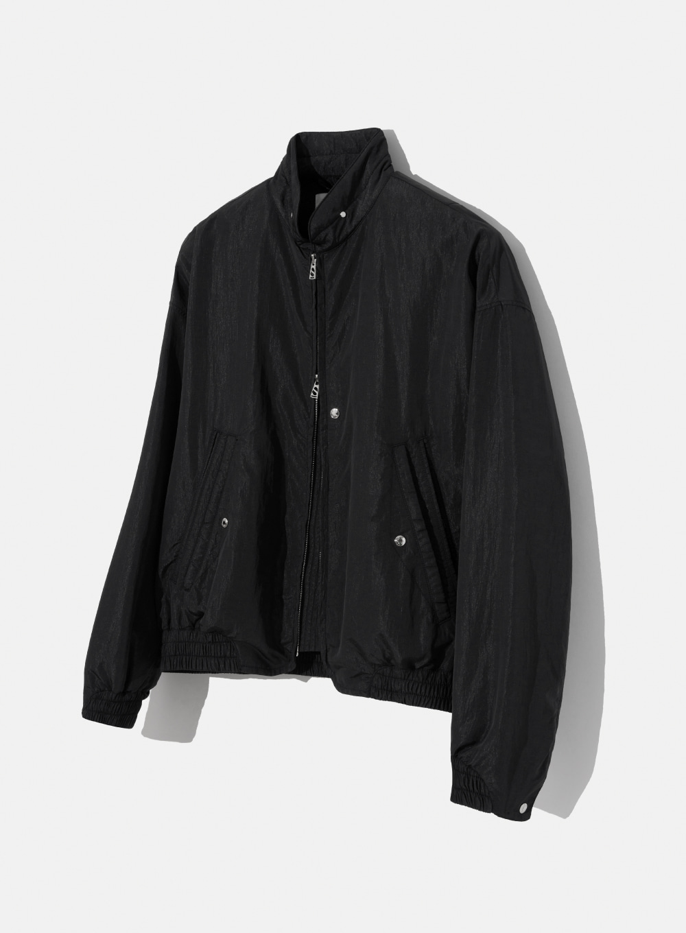 [3월 17일 예약배송]Santee Nylon oversized Blouson MA-1 Jacket - Pirate Black