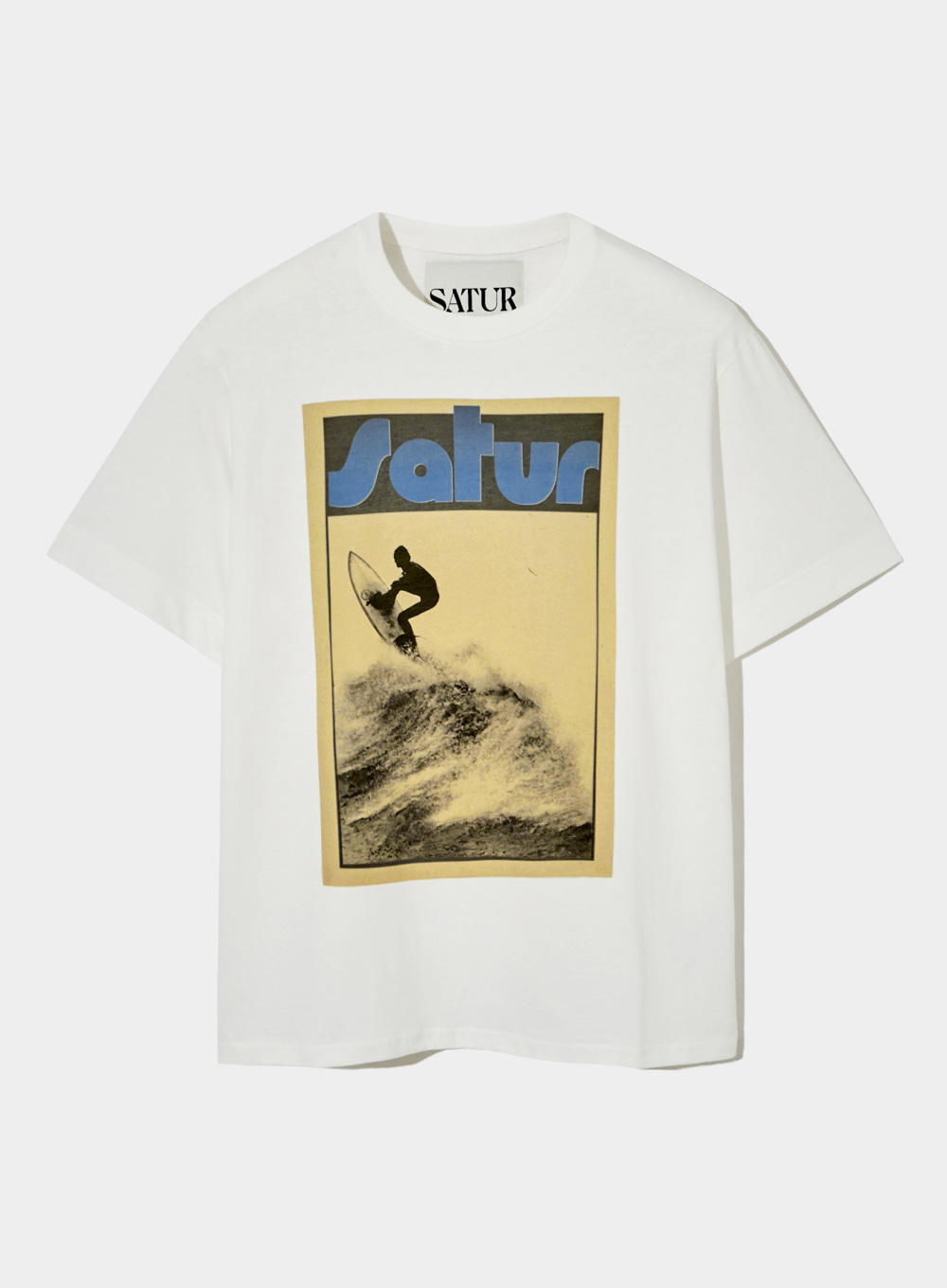 Surfing Up Graphic T-Shirts - White