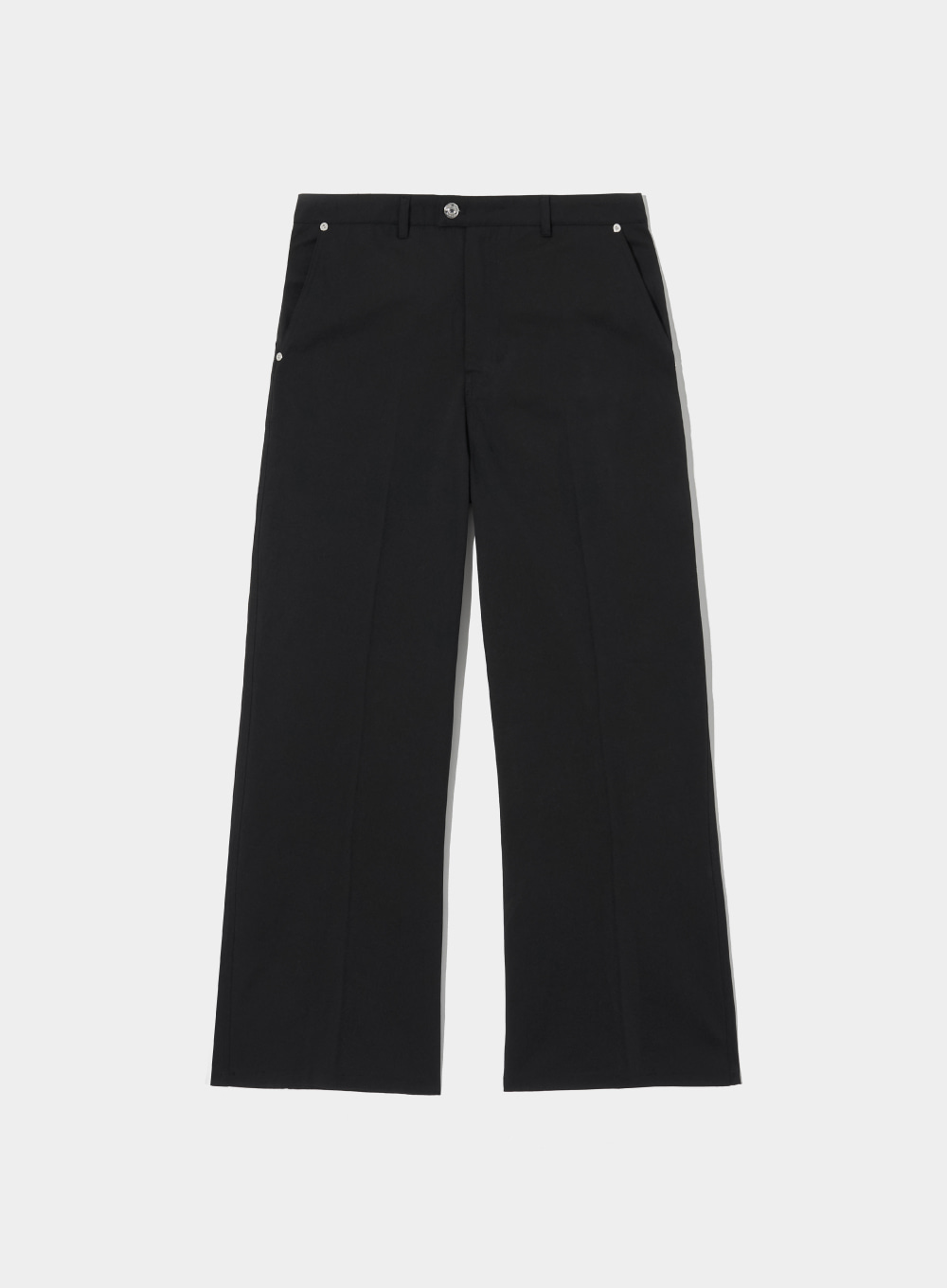 Core Wide Chino Pants - Classic Black