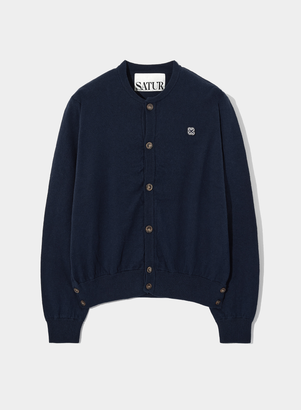 All Day Satur Cotton Cashmere Blend Cardigan - Classic Navy