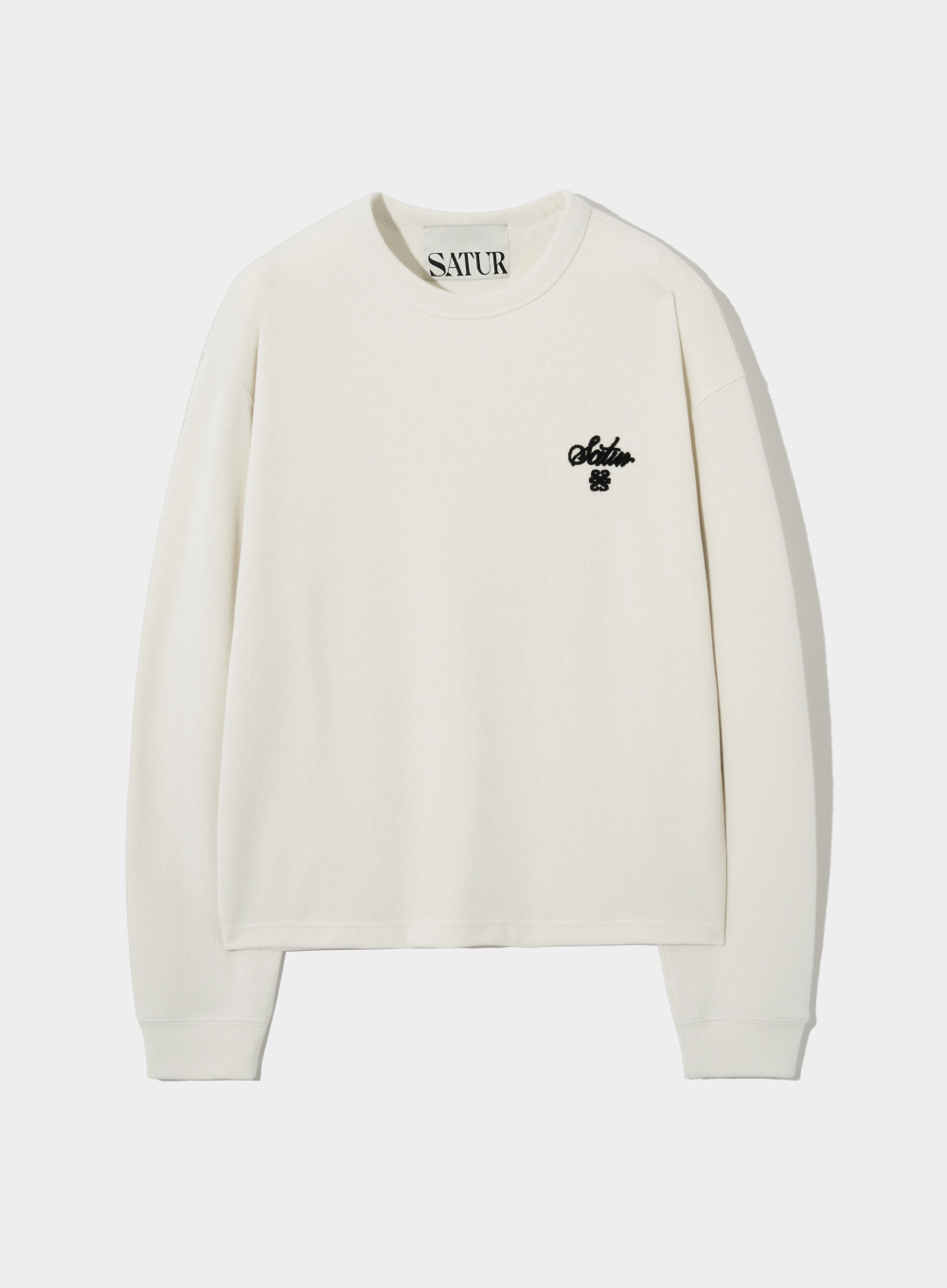 All Day Crew Neck Long Sleeve - Resort Ivory