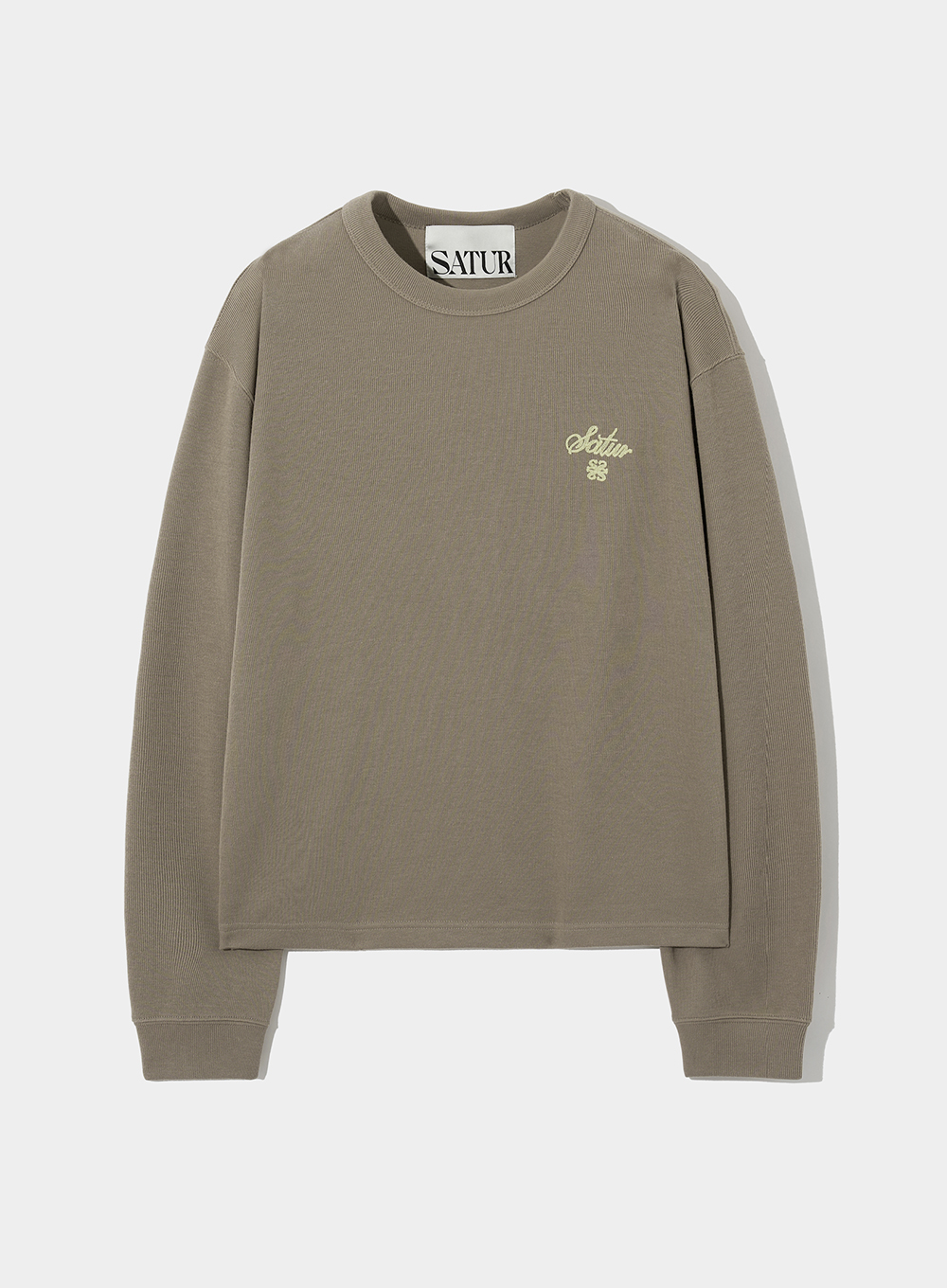 All Day Crew Neck Long Sleeve - Soft Beige