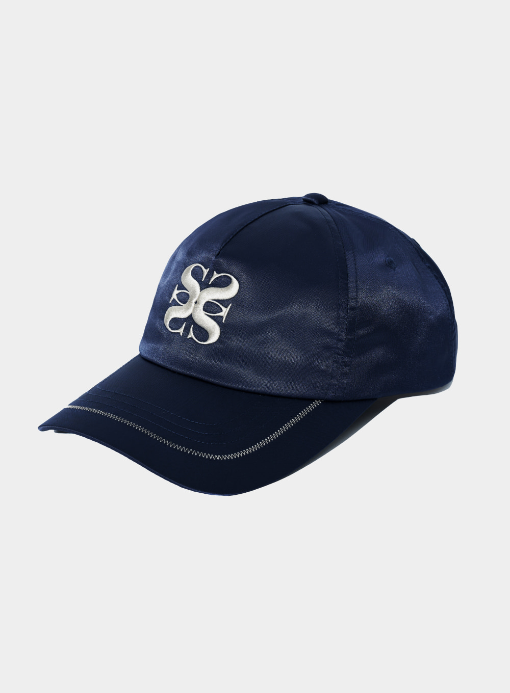 Symbol Logo Ball Cap - Satin Navy