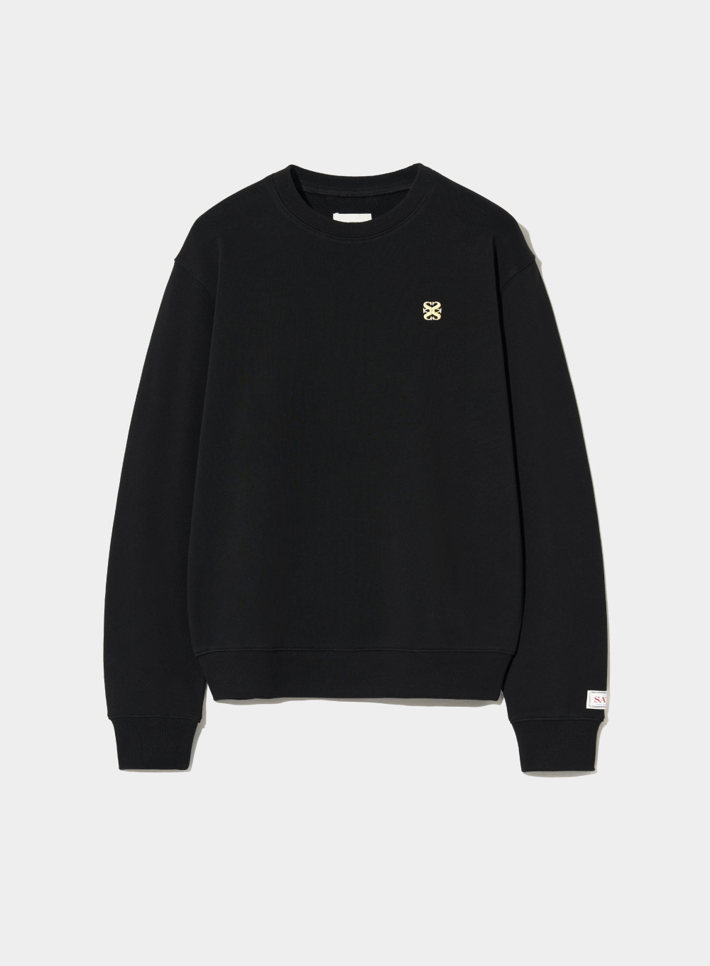 (W) Classic Logo Basic Sweatshirts - Classic Black