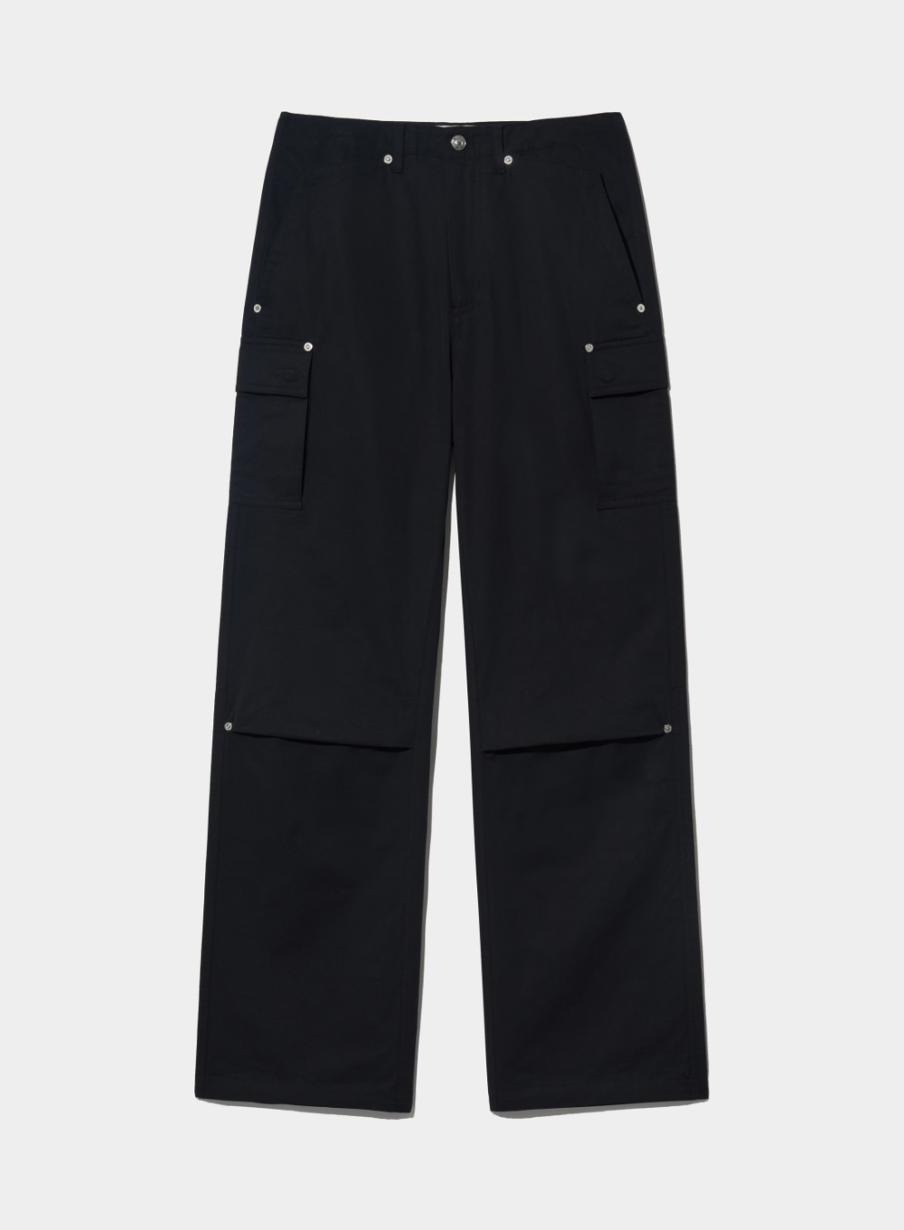 Torino String Flap Pocket Cargo Pants - Resort Black