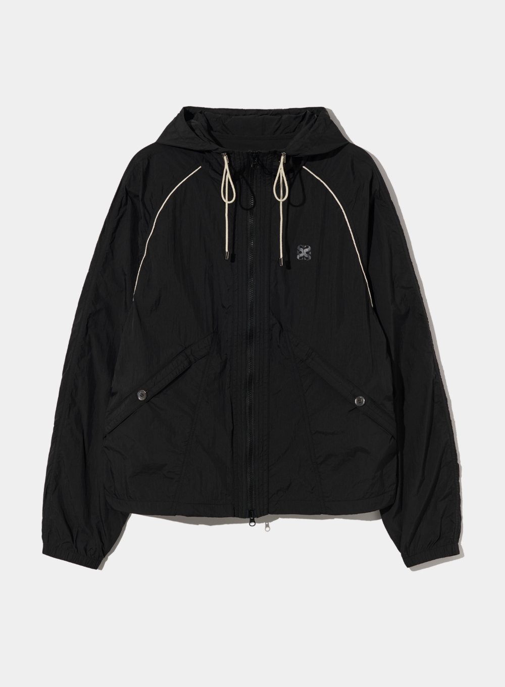 Parasail Hood Zip-up Jacket - Utility Black