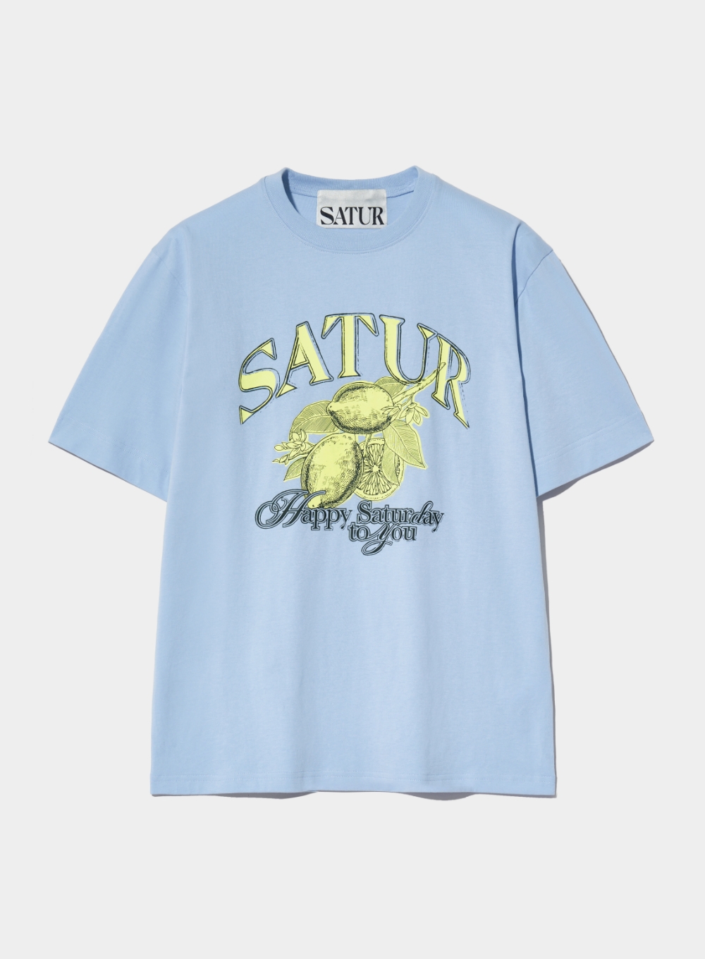 Citron Summer Graphic T-Shirt - Light Blue