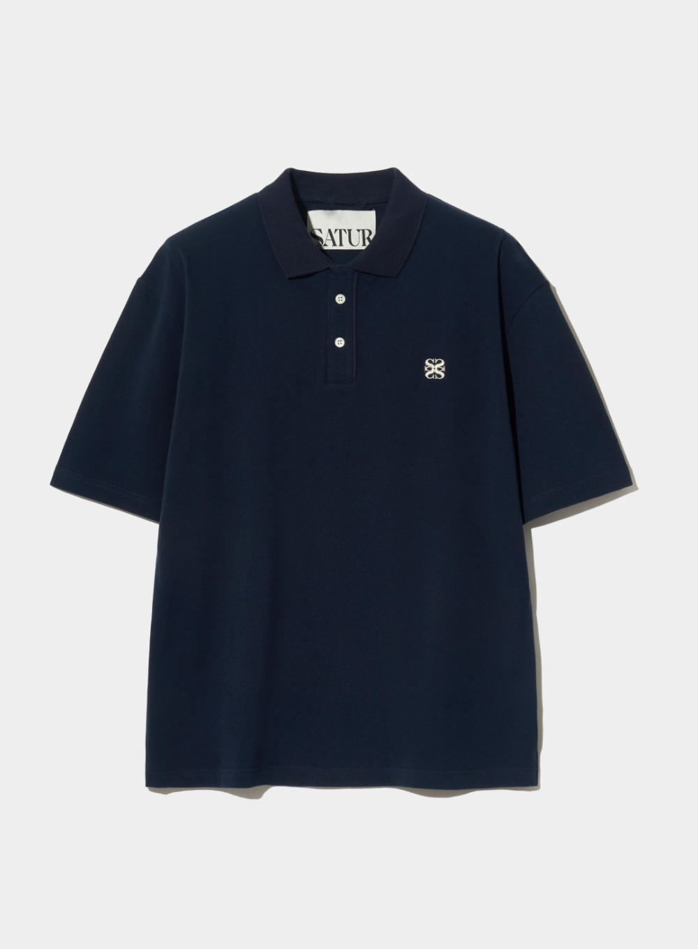 [7월 26일 예약배송] Basic Pique Polo T-Shirt - Classic Navy