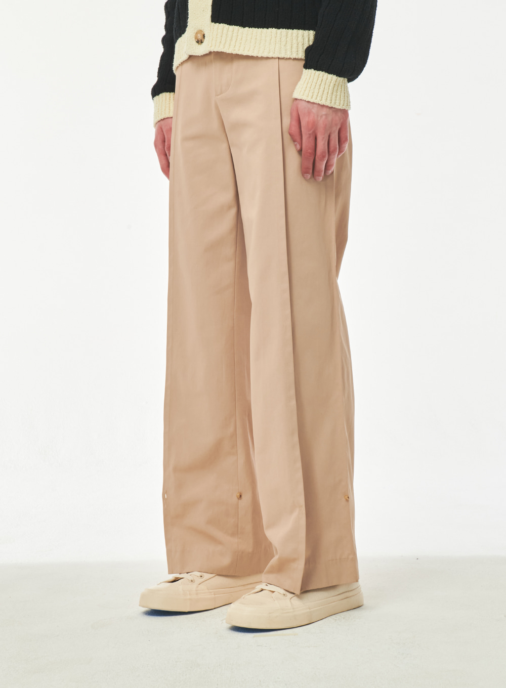 Loches 2Way Straight Pants - Heritage Beige
