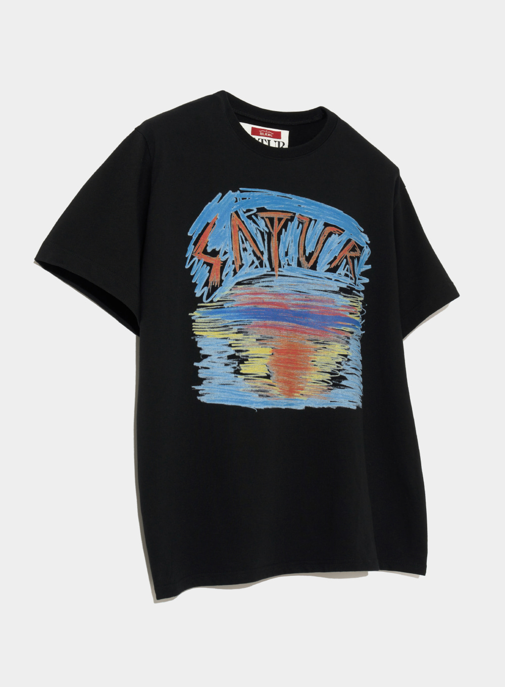 [세터X헤르시] 구아타 자르댕 : 호수의 태양 반팔 티셔츠 나이트 블랙