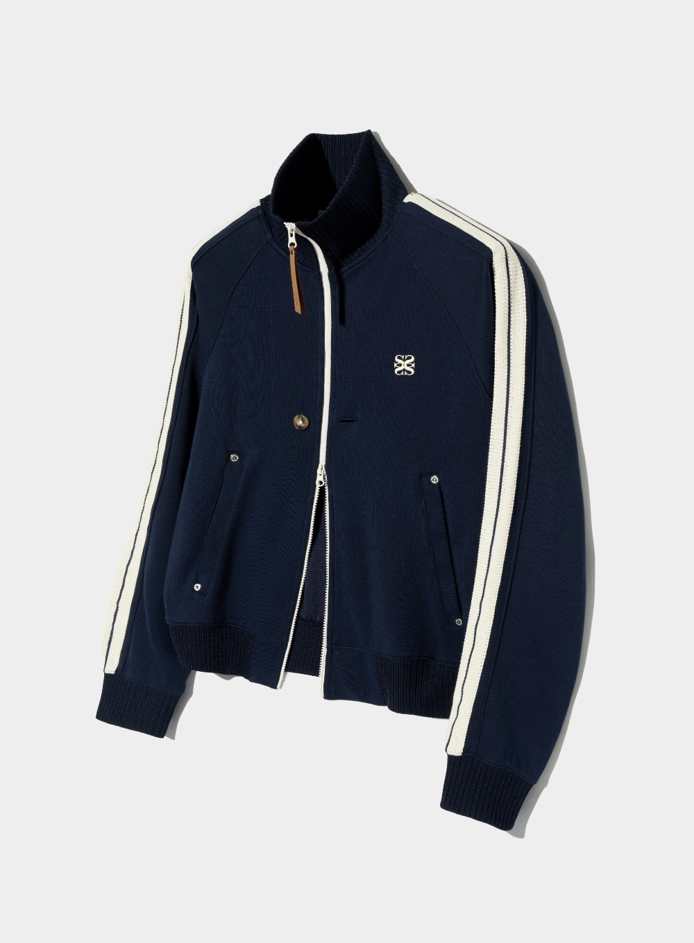 Lawton All Day Track Zip-Up Jacket - Classic Navy